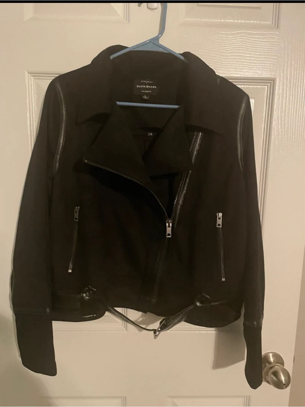 Haute Monde Black Jacket with Subtle Hardware
